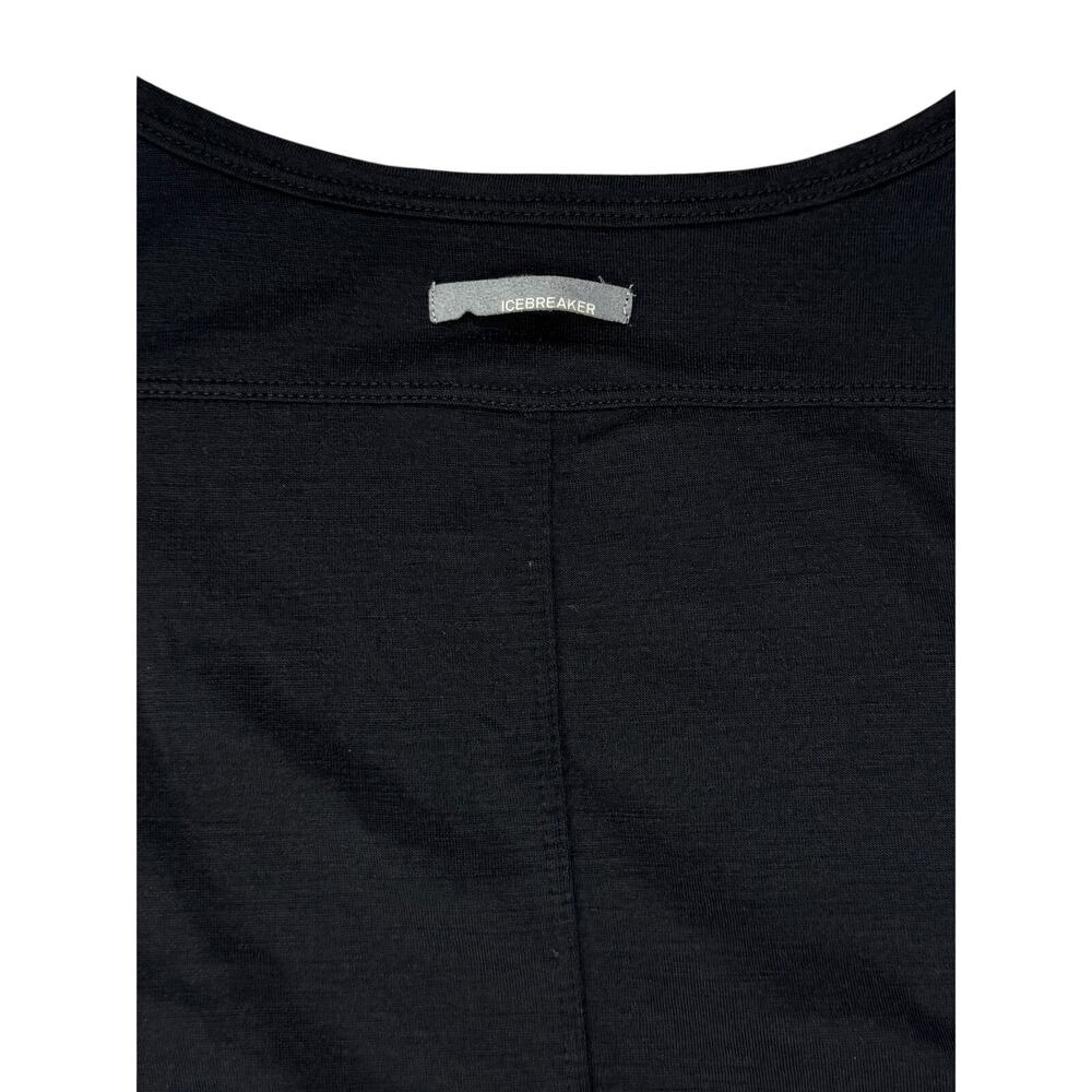 ICEBREAKER Aria Merino Wool Tank Dress Size Medium Black - Picture 5 of 5